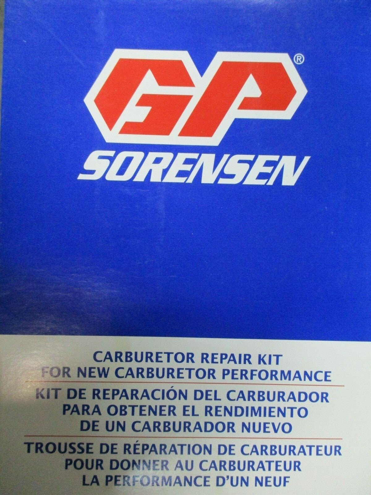 Carburetor Repair KitCARB, 2BBL GP Sorensen 96109B for sale online eBay