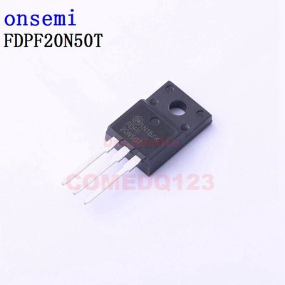 5PCSx FDPF20N50T TO-220F-3 onsemi transistors #T8*