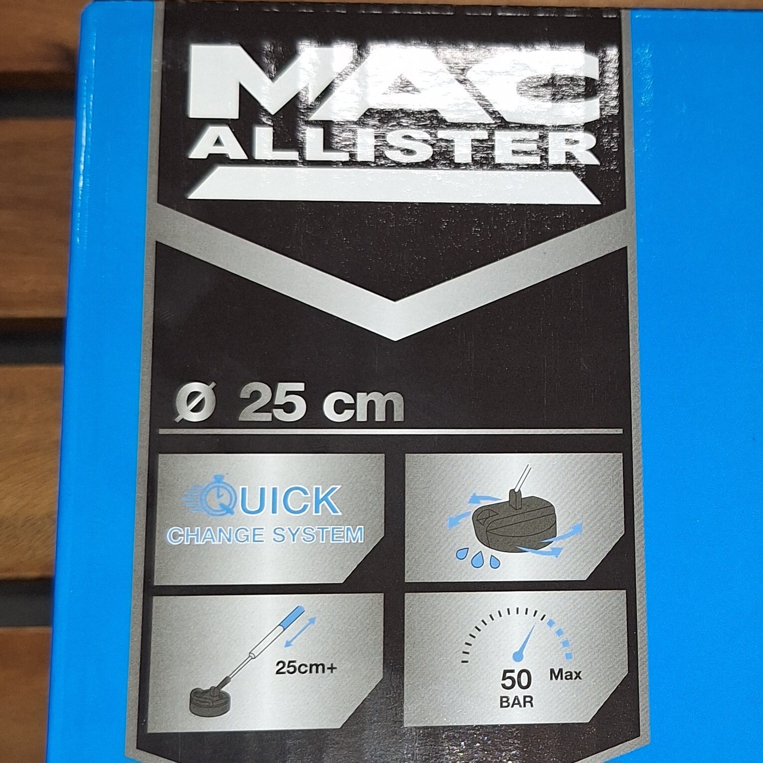 Mac Allister Pressure washer patio cleaner 25cm + Extention Lance
