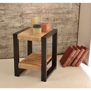 reclaimed wood table lamp