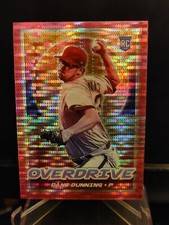 Dane Dunning RC 2021 Panini Chronicles Overdrive Pink Pulsar #16 - Texas Rangers