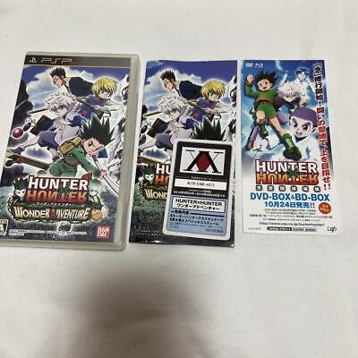 Sony PSP Hunter x Hunter wonder adventure PlayStation Sony PSP Hunter x Hunter wonder adventure PlayStation