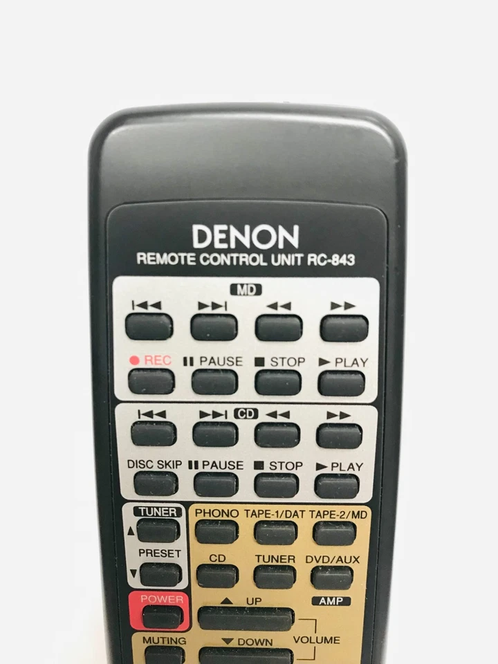 *NEW* Genuine Original  Remote Control For Denon RC-843 - Image 2 of 3