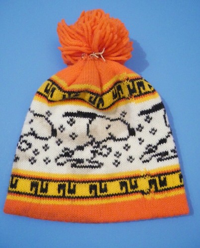 Vintage Snoopy Peanuts Beanie Winter 