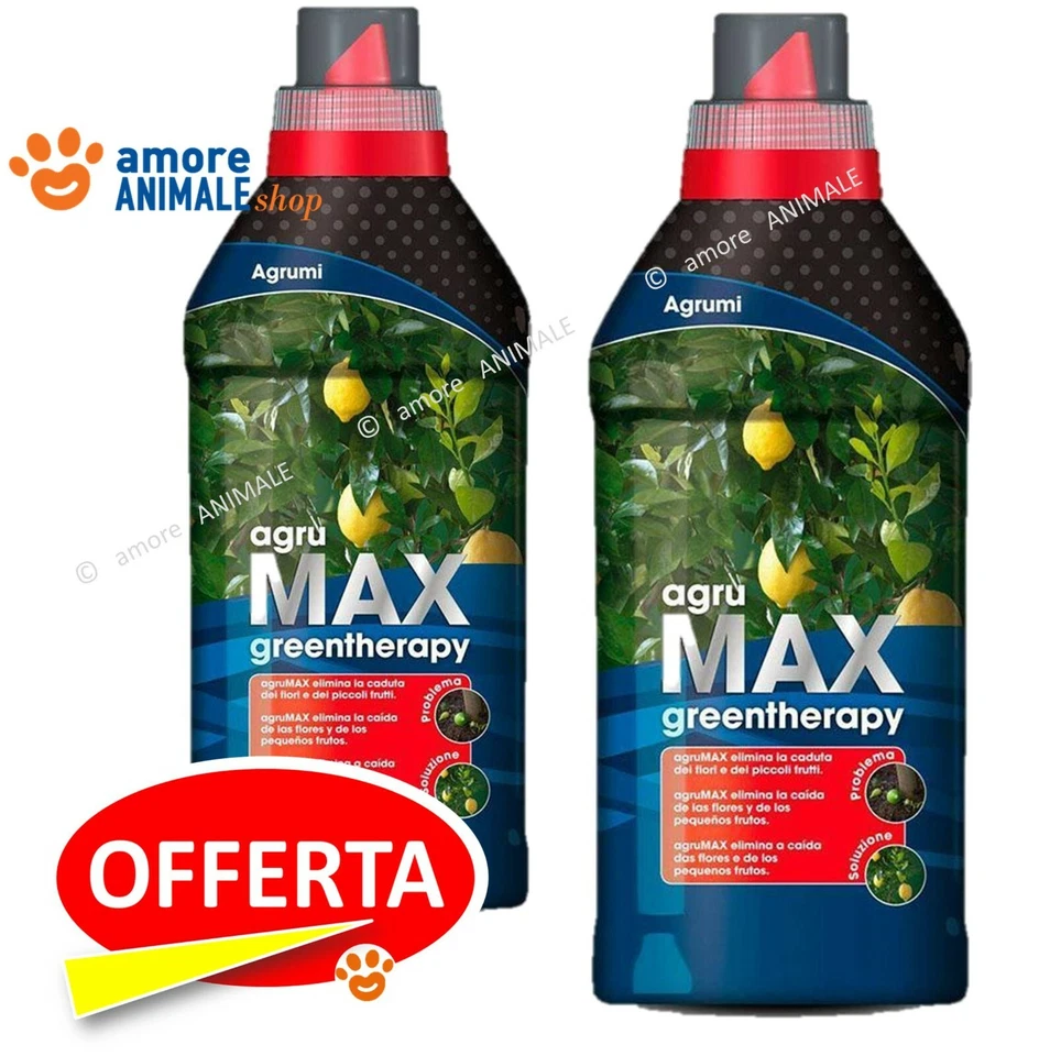 KB - ITAL AGRO AGRUMAX → 500 ml - Concime Liquido Tipo ONE Valagro Anti Caduta Fiori e Frutti