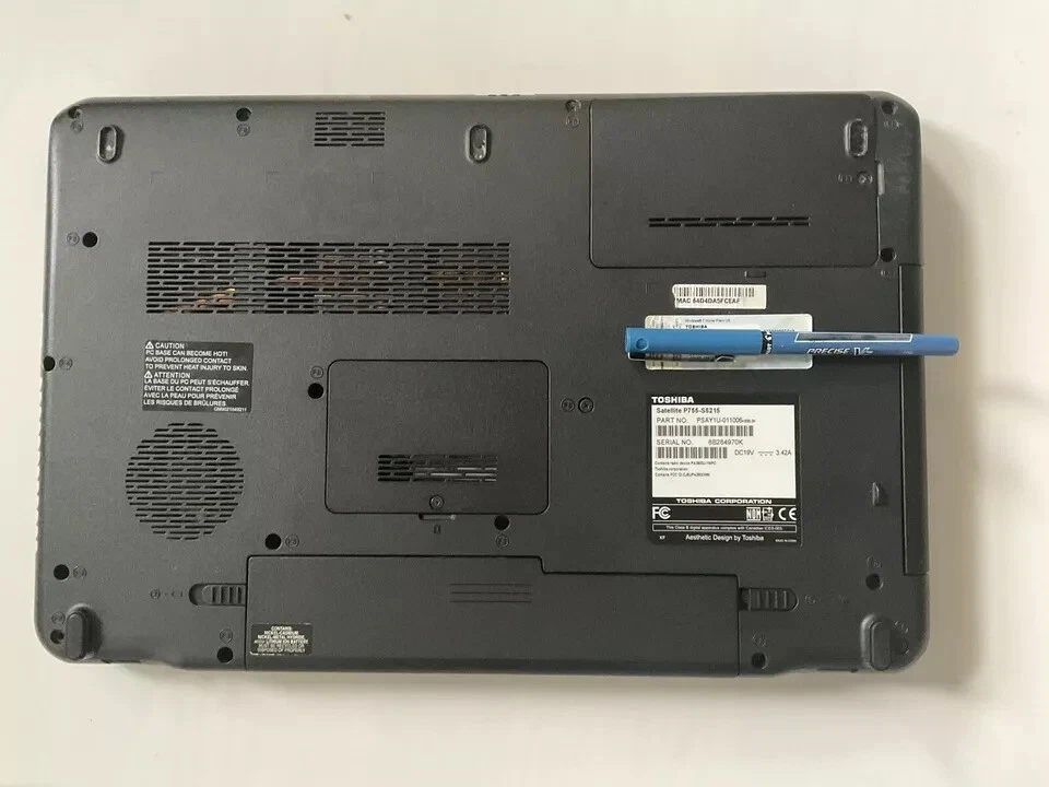 OEM TOSHIBA SATELLITE P755-S5215 INTEL CORE i3-2310M 2.10 GHz 2GB NO HARD DRIVE - Image 3 of 4