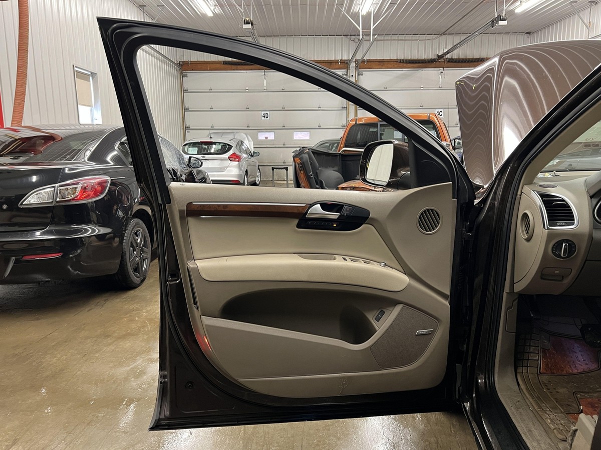 07-12 AUDI Q7 DRIVER LEFT FRONT POWER DOOR TEAK BROWN PAINT 4U4U