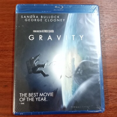Gravity Blu-ray Sandra Bullock Alfonso Cuaron Sealed Brand NEW