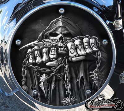 Harley Davidson 5 Hole Narrow Profile Derby Cover 2016+ Touring Trike game over