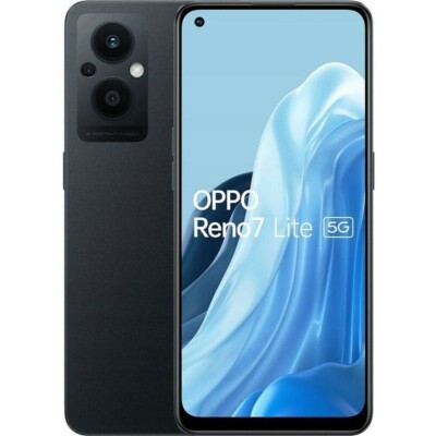 Oppo Reno 7 Lite 5G Dual-SIM 128GB Cosmic Black Android Smartphone