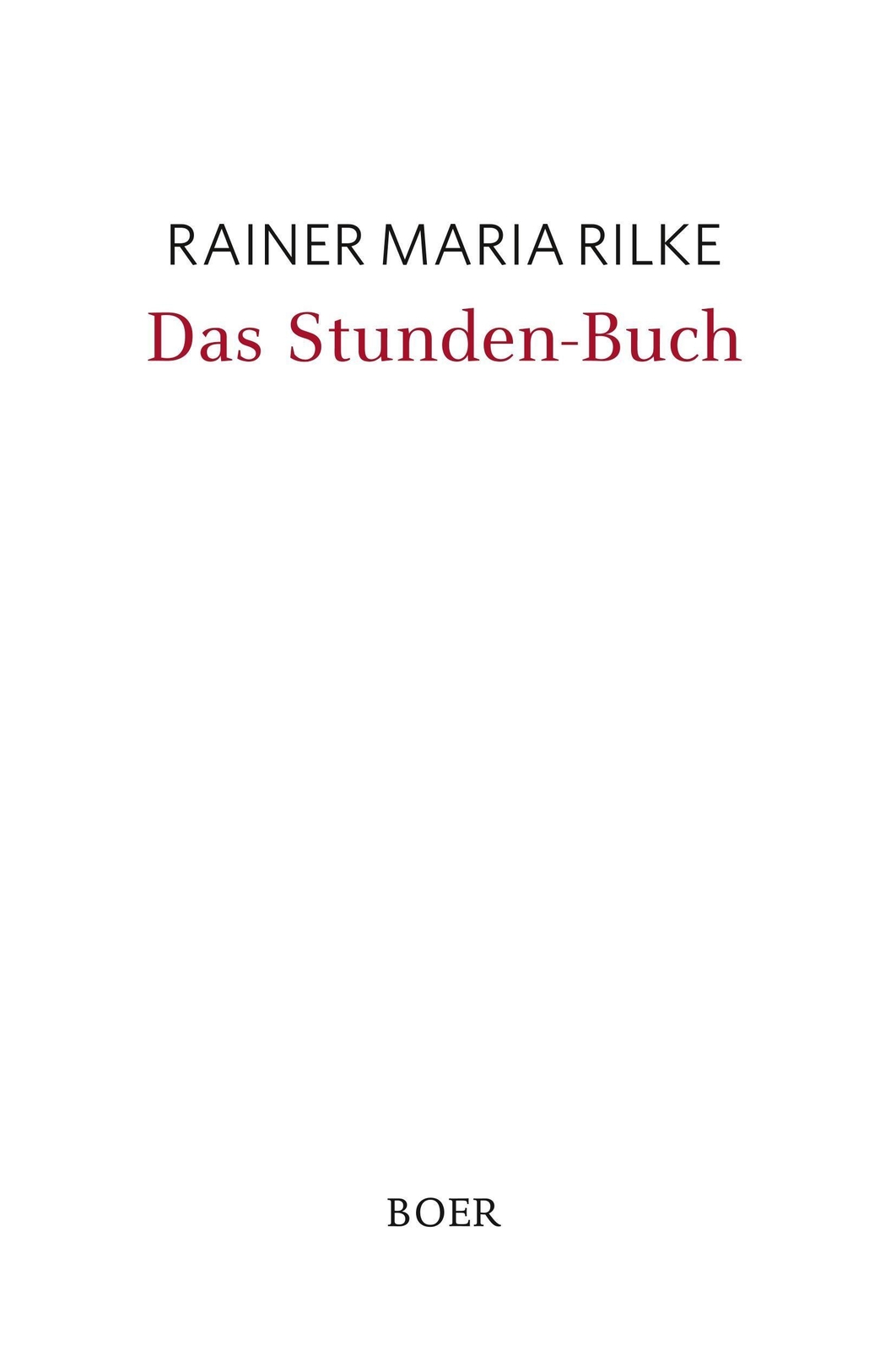Thumbnail - Rainer Maria Rilke | Das Stunden-buch | Buch | Deutsch (2018) | 136 S.