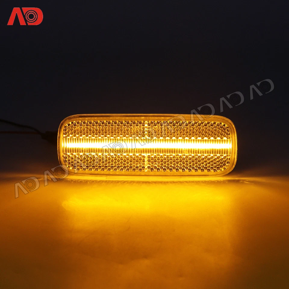 2x Para 1993 1994 1995 1996 1997 Nissan Altima Luz Delantera Lateral Marcador Lámpara Ámbar Foto 2 de 4