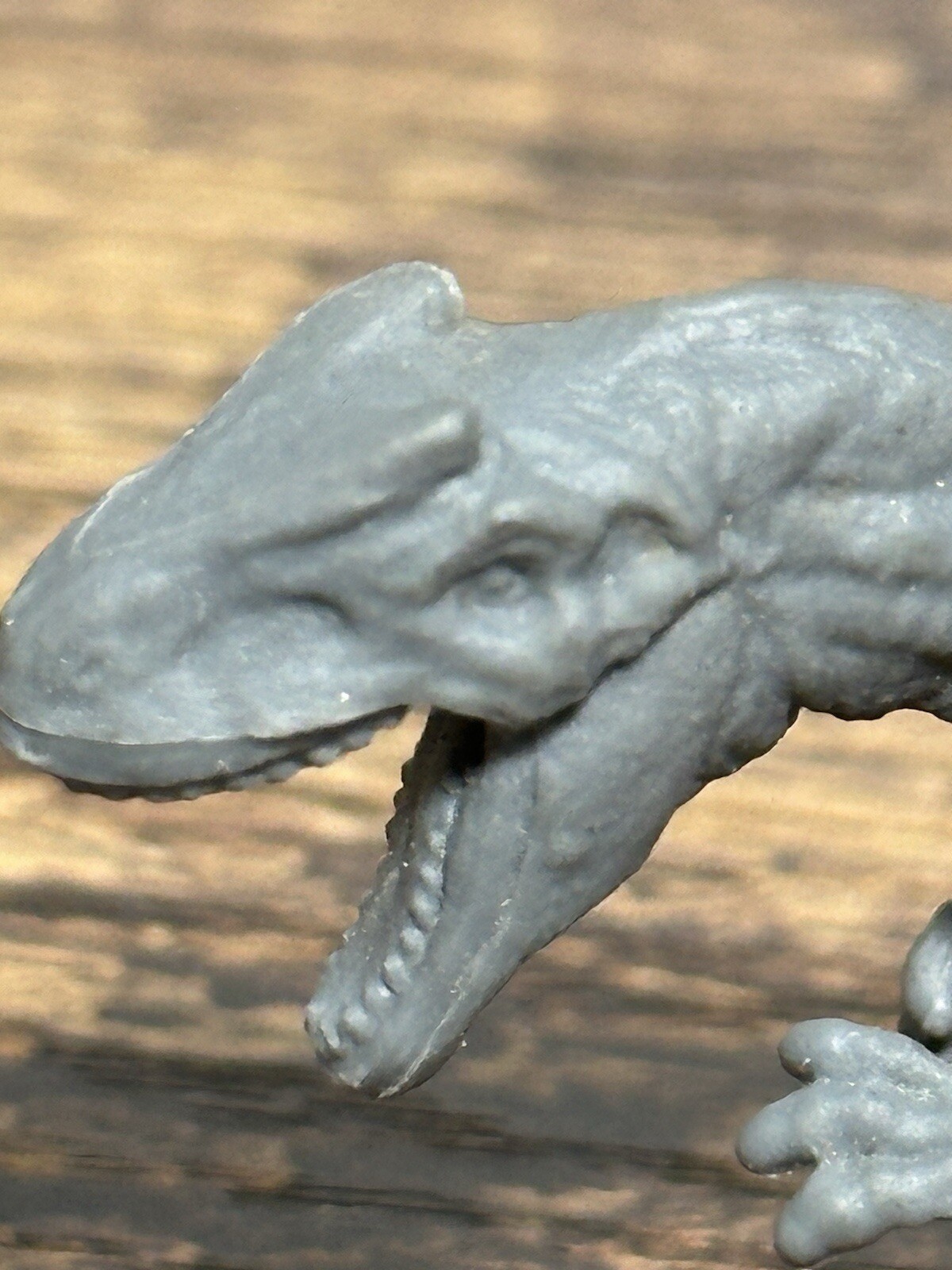 Jurassic World Allosaurus Dinosaur 4" Mini Figure Battle Damage Mattel Toy Used