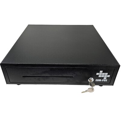 Cash Register Money Drawer EOM-POS w Pair of Keys - For Point of Service Use