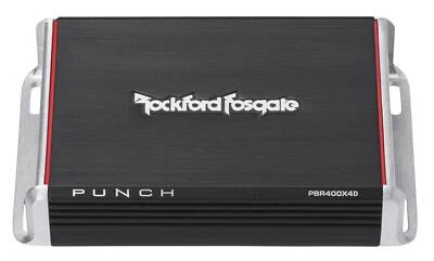 Rockford Fosgate PBR400x4D PBR-Serie 4-Kanal Verstärker 400 Watt RMS - Bild 1 von 4