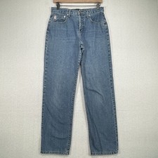 Vintage Guess Jeans Straight Leg 28 Made in USA Button Fly Medium Wash Denim