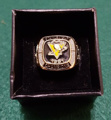 Molson Canadian NHL Stanley Cup Ring 1991 PITTSBURGH ...