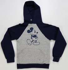 Rare VTG DISNEY Character Fashions Mickey Mouse Hoodie Sweatshirt 90s Youth SZ M