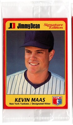 Rare Unopened 1991 Jimmy Dean Signature Edition Kevin Maas & Kevin Mitchell