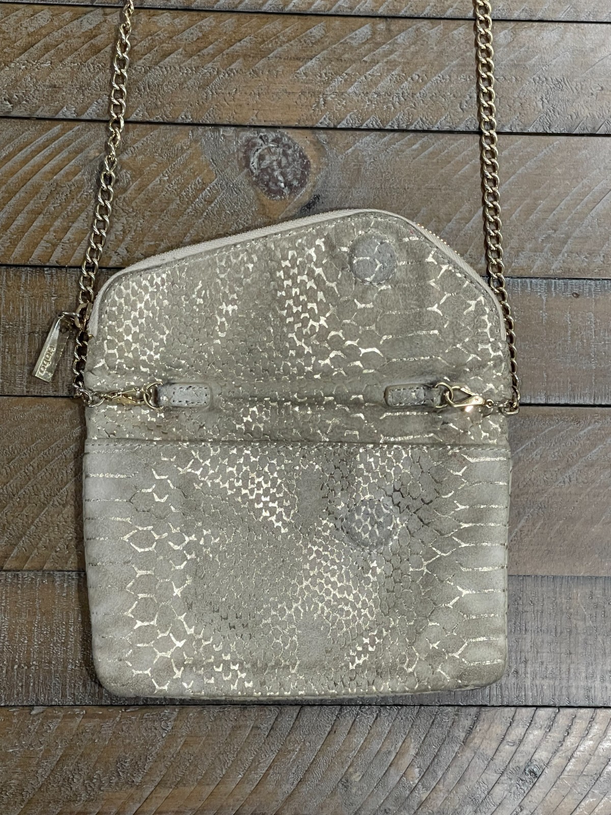 Hobo International Daria Crossbody Bag Small Organizer Purse Brown