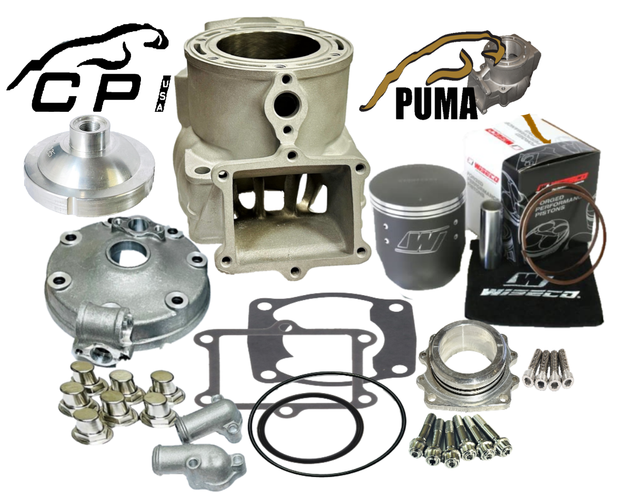 Honda TRX250R Puma 310 Big Bore Kit 72mm Cylinder 4mm Stroker CP