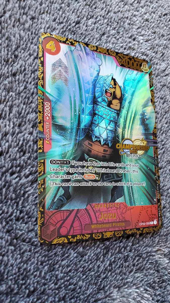 【ARS10】ジョズ チャンピオンシップ2023 英語版 OP02-008 ART CARD One Piece 2023 Championship Top 64 Jozu OP02-008
