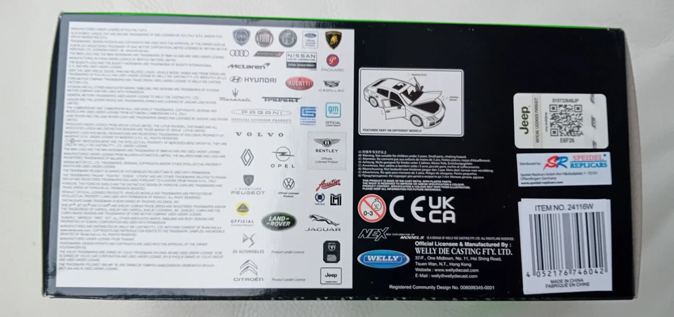 1947 JEEP WILLYS PICKUP DARK RED 1/24 DIECAST MODEL CAR BY WELLY 24116W - Immagine 3 di 3