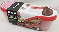 Tovolo Glide-A-Scoop Non-Slip Base Insulated Ice Cream Tub - Strawberry Sorbet