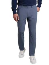 NEW Haggar Mens 34x30 Comfort Performance Dress Pants Straight 4-Way Stretch