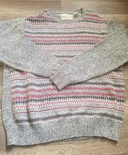 Weatherproof Vintage Men's L Gray Sweater Winter