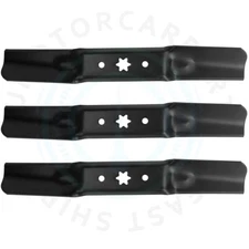 3x Black 50" Lawn Mower Blade Deck For Cub Cadet MTD 942-05052A 742-05052A XT1