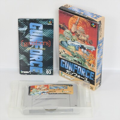 GUNFORCE Gun Force Super Famicom Nintendo 8335 sf | eBay