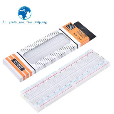 TZT Breadboard 830 Point PCB Board MB-102 MB102 Test Develop DIY kit nodemcu ras