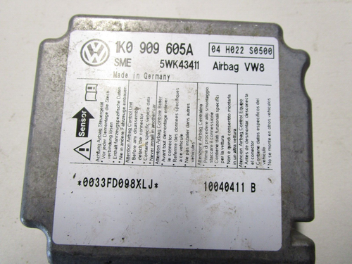 VW Golf MK5 Diesel Tdi - SRS Control Module Unit 1K0909605A - Picture 2 of 4
