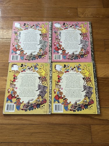 Lot Of 4 Little Golden Books - Disney Princess - Foto 2 di 2