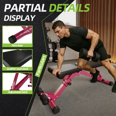 Home Foldable Dumbbell Bench Weight Training Fitness Incline Bench Workout Bench
