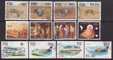FIJI THREE 1991 COMMEMORATIVE SETS FINE USED