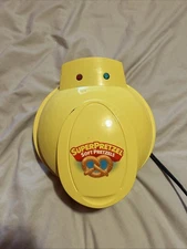 Super Pretzel Soft Pretzel Maker Yellow Makes 5 Pretzels- Tested.