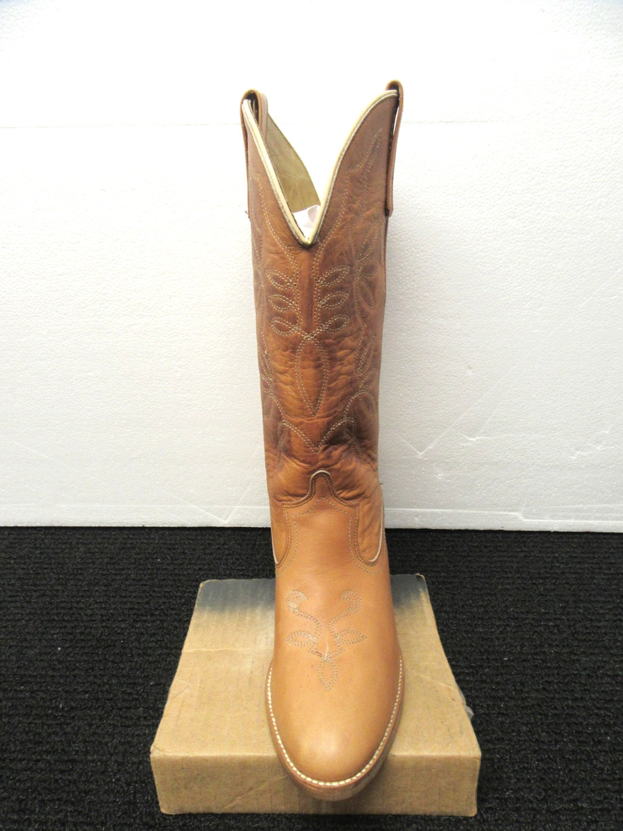 Western/Cowgirl Boots Leather Size 8 M  3" Heels  See Pics!! View 5