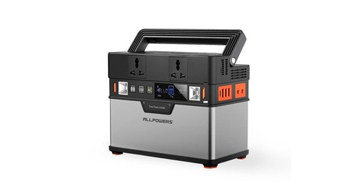 Portable Solar Generator All Powers AP-SS-005 100500 mAh 372 Wh Used a ...