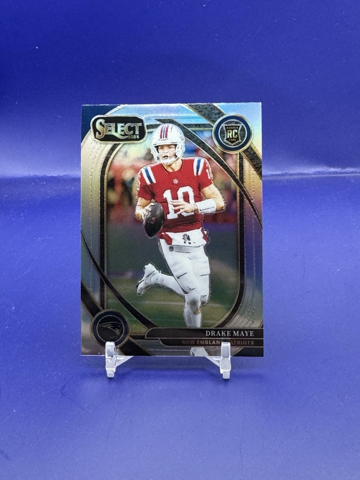 2024 Panini Select Club Level Drake Maye 218 Silver Prizm Rookie 📈🔥 PATRIOTS