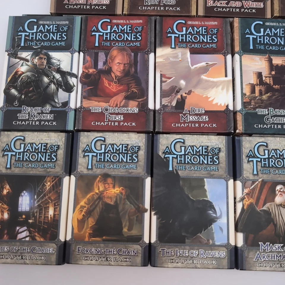 LOTE DE 14: A Game of Thrones the Card Game PACKS DE CAPÍTULOS GRAN FORMA Foto 4 de 4