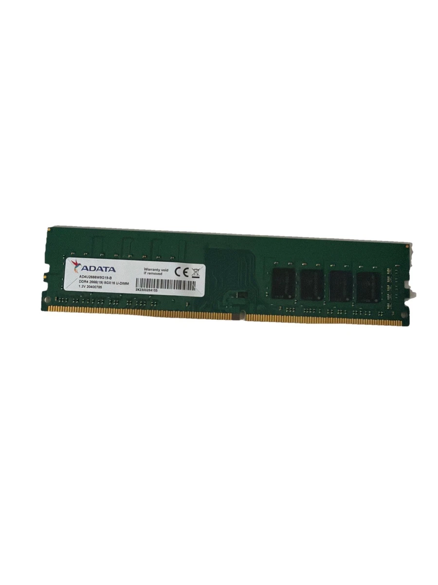 ADATA Computer PC4-21300 (DDR4-2666) Bus Speed RAM 288 Pins for