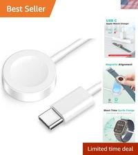 Magnetic USB C Charger for Apple Watch - Quick Charge for Series 10/9/8/7/6/5
