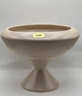 Haeger Pottery Beige Speckled Pedestal Planter 7” Tall VTG W/ Original Sticker