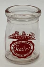 Vtg Sealtest National Dairy 1 Oz Glass Creamer Tru-li-Pure Pasteurized 1.75” EUC