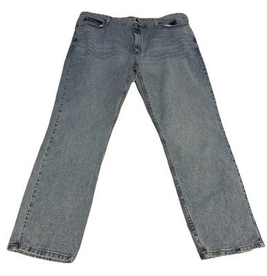 Lee Men's Blue Jeans Size 42x32 Relaxed Fit Comfort Stretch Straight Leg
