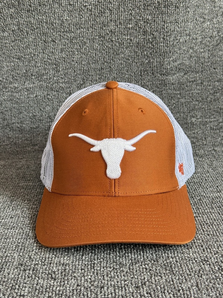 '47 Brand Texas Longhorns Trucker Snapback Burnt Orange White One Size Hat