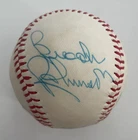 Brooks Robinson & Jim Palmer Autograph Auto Official Baseball PSA Certified