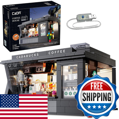 Cada Master C66005W Japanese Coffee House Building Setmoc Construction Coffee